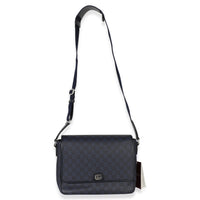 Gucci Blue Black Tender GG Supreme Dollar Calfskin Ophidia Messenger Bag Handbag 8