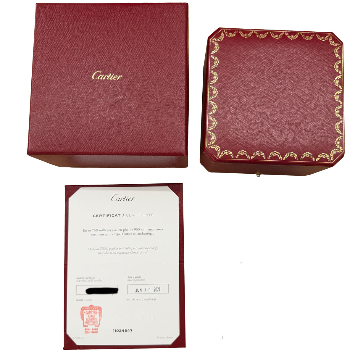 Cartier Yellow Gold  Small Model Juste Un Clou Bracelet box