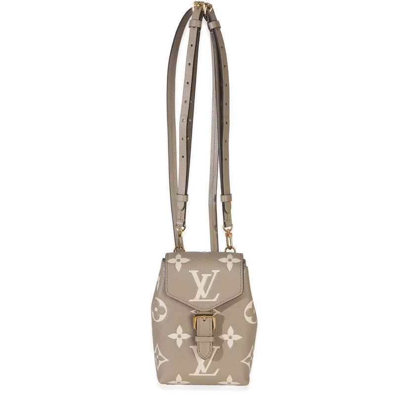 Louis Vuitton Tourterelle Empreinte Giant Monogram Tiny Backpack Handbag id