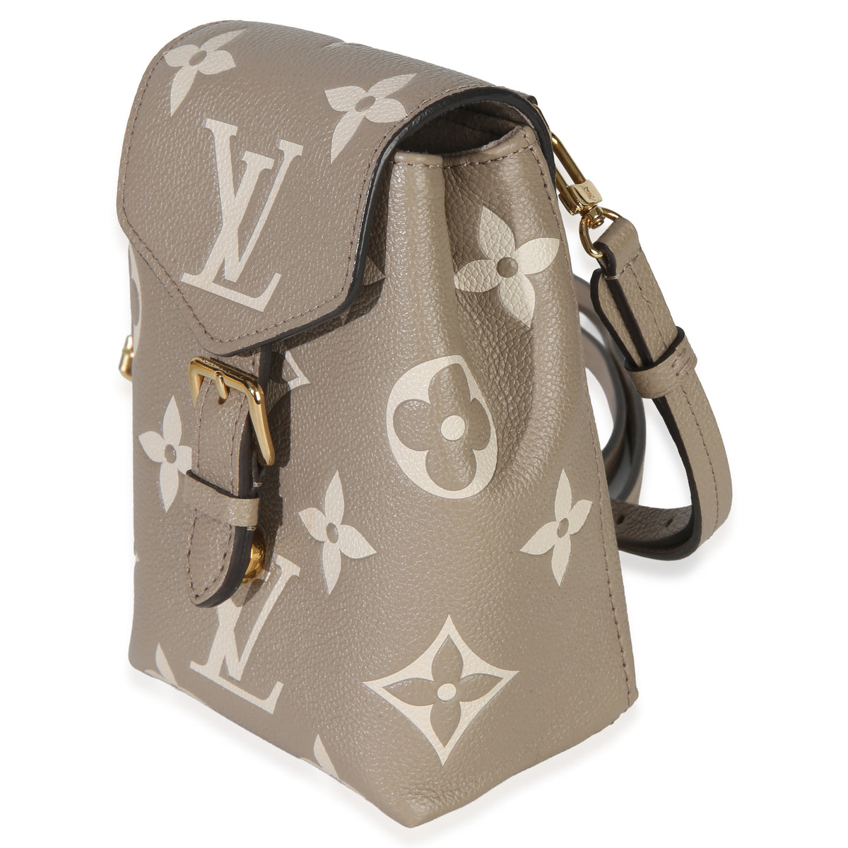 Louis Vuitton Tourterelle Empreinte Giant Monogram Tiny Backpack Handbag 2