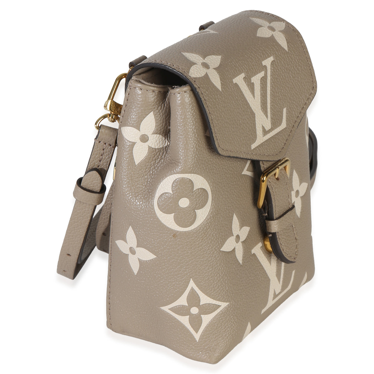 Louis Vuitton Tourterelle Empreinte Giant Monogram Tiny Backpack Handbag 3