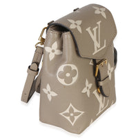 Louis Vuitton Tourterelle Empreinte Giant Monogram Tiny Backpack Handbag 3
