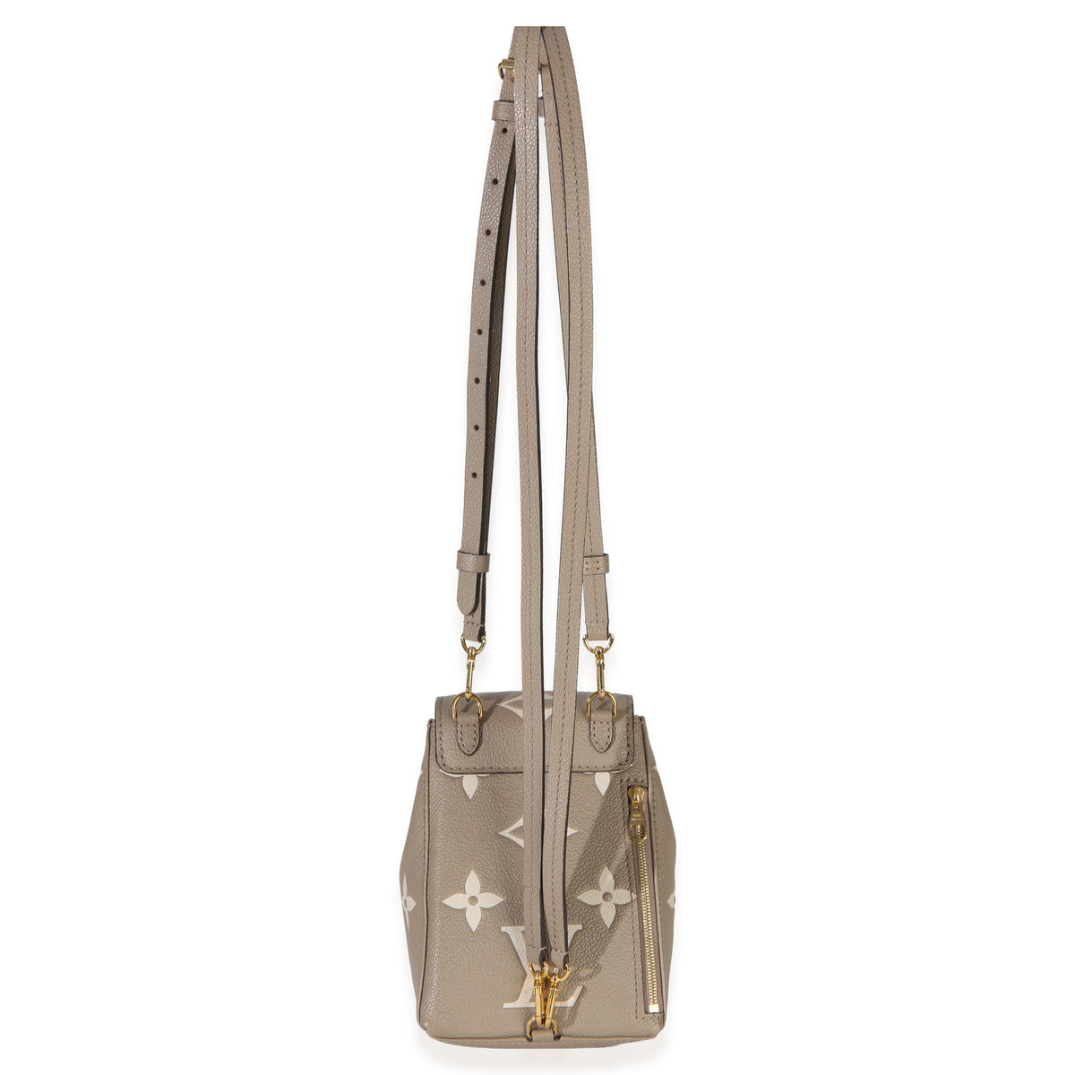 Louis Vuitton Tourterelle Empreinte Giant Monogram Tiny Backpack Handbag 4