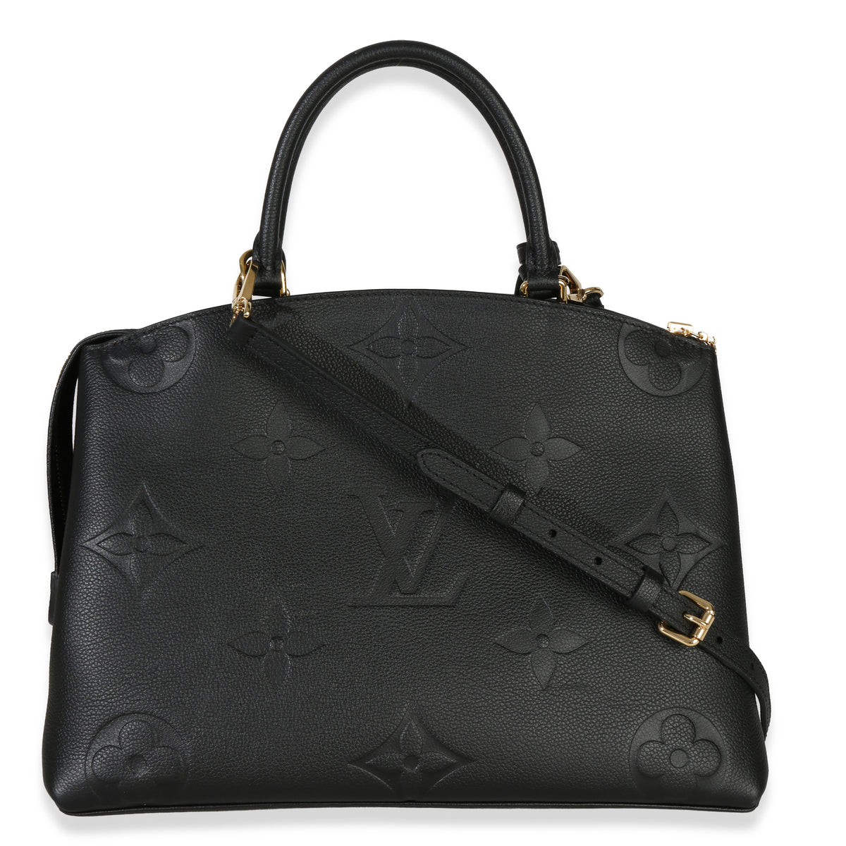 Louis Vuitton Black Monogram Empreinte Giant Grand Palais Handbag bv