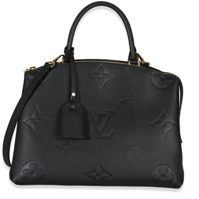 Louis Vuitton Black Monogram Empreinte Giant Grand Palais Handbag fv