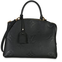 Louis Vuitton Black Monogram Empreinte Giant Grand Palais Handbag fv