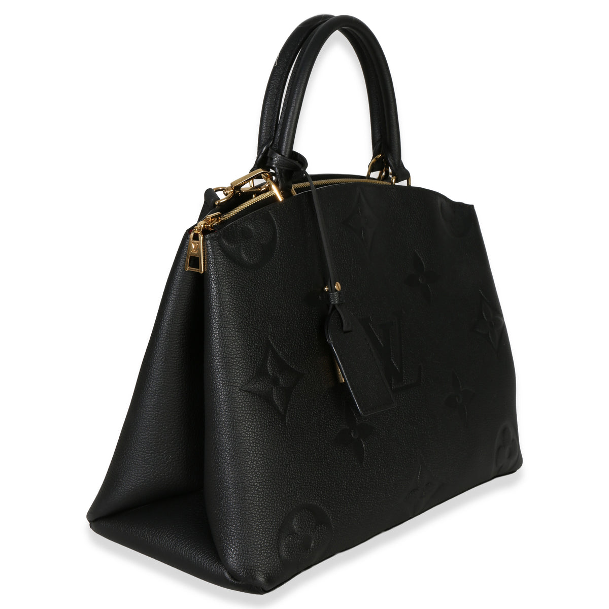 Louis Vuitton Black Monogram Empreinte Giant Grand Palais Handbag pv