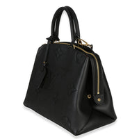 Louis Vuitton Black Monogram Empreinte Giant Grand Palais Handbag sv
