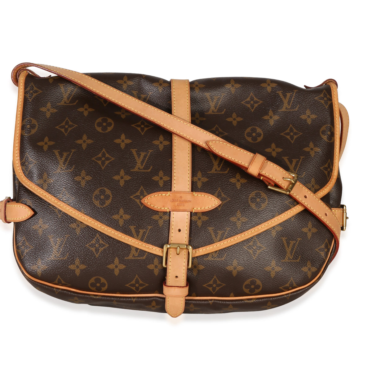 Louis Vuitton Monogram Canvas Saumur 30 Handbag fv
