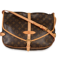 Louis Vuitton Monogram Canvas Saumur 30 Handbag fv