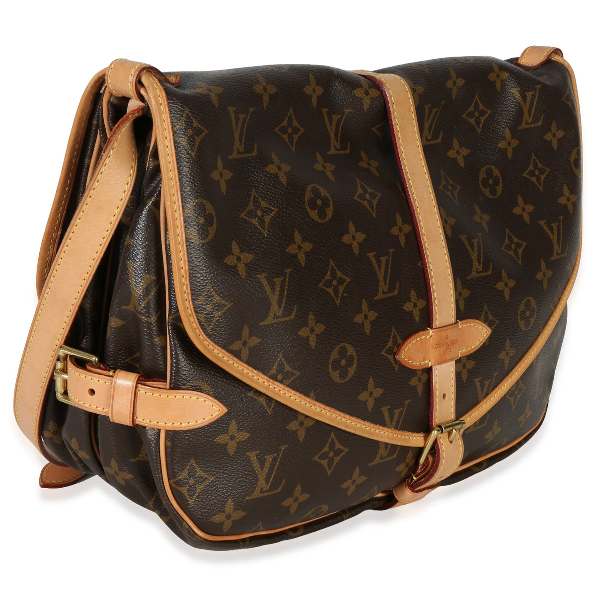 Louis Vuitton Monogram Canvas Saumur 30 Handbag pv