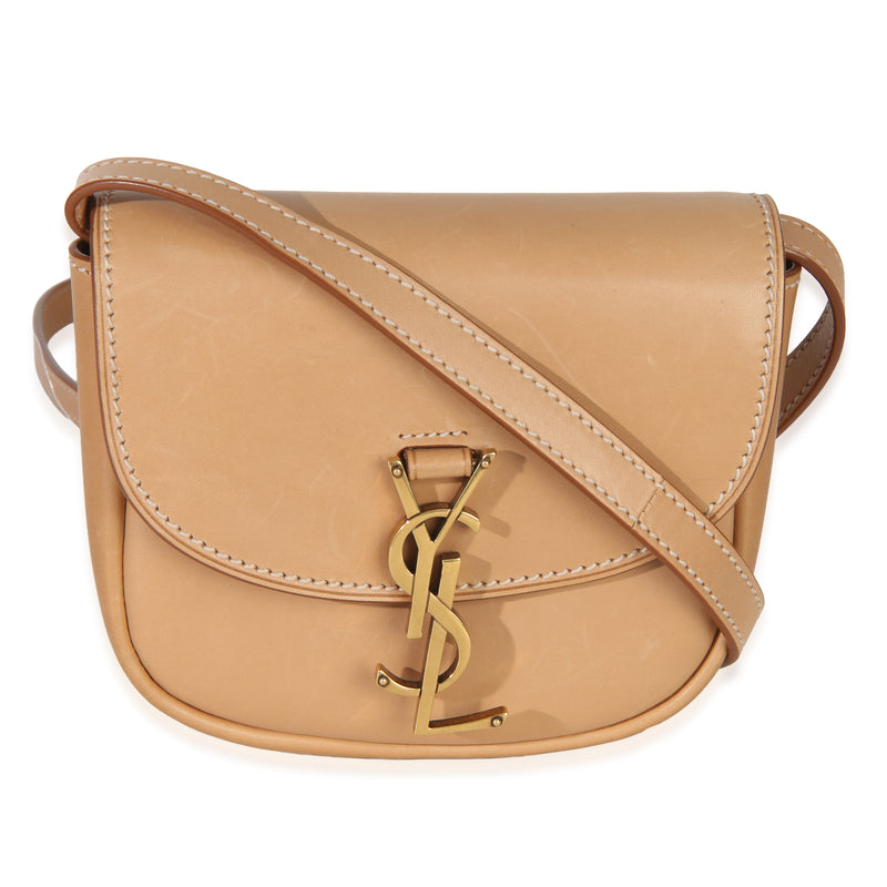 Saint Laurent Brown Gold Vintage Calfskin Small Kaia Satchel Handbag id