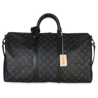 Louis Vuitton Monogram Eclipse Canvas Keepall Bandouliere 50 Handbag id