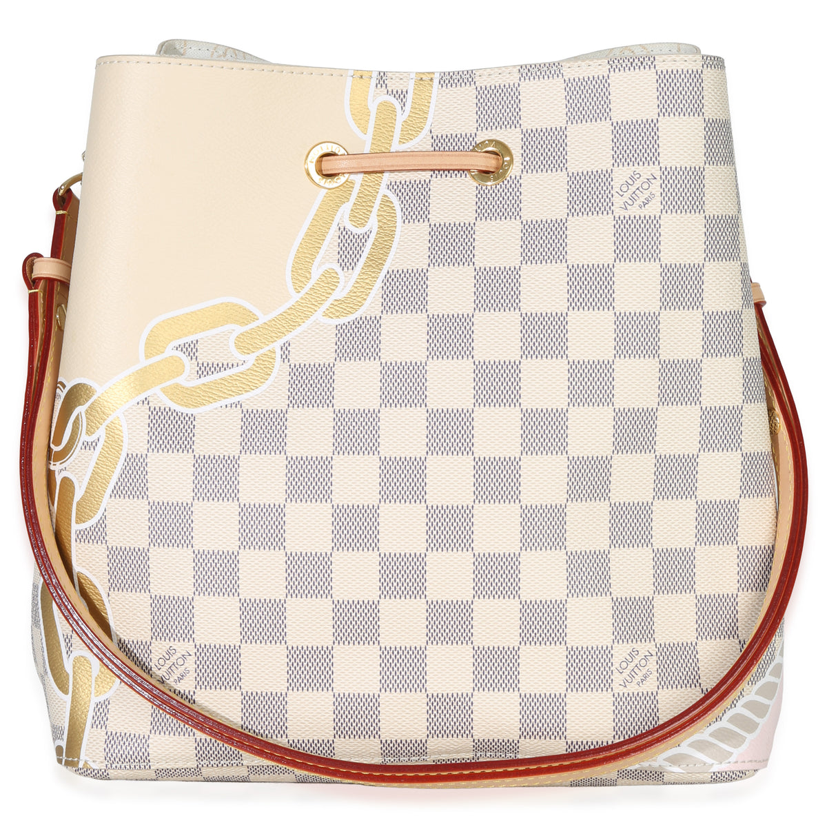 Louis Vuitton Damier Azur Canvas Nautical Ropes Neonoe MM Handbag bv