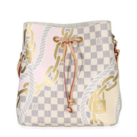 Louis Vuitton Damier Azur Canvas Nautical Ropes Neonoe MM Handbag fv