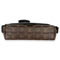 Louis Vuitton Monogram Macassar Canvas Magnetic Messenger Handbag stamp