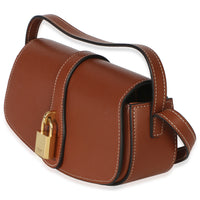 Celine Brown Smooth Calfskin Tabou Clutch On Strap Handbag 2