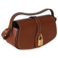 Celine Brown Smooth Calfskin Tabou Clutch On Strap Handbag 3