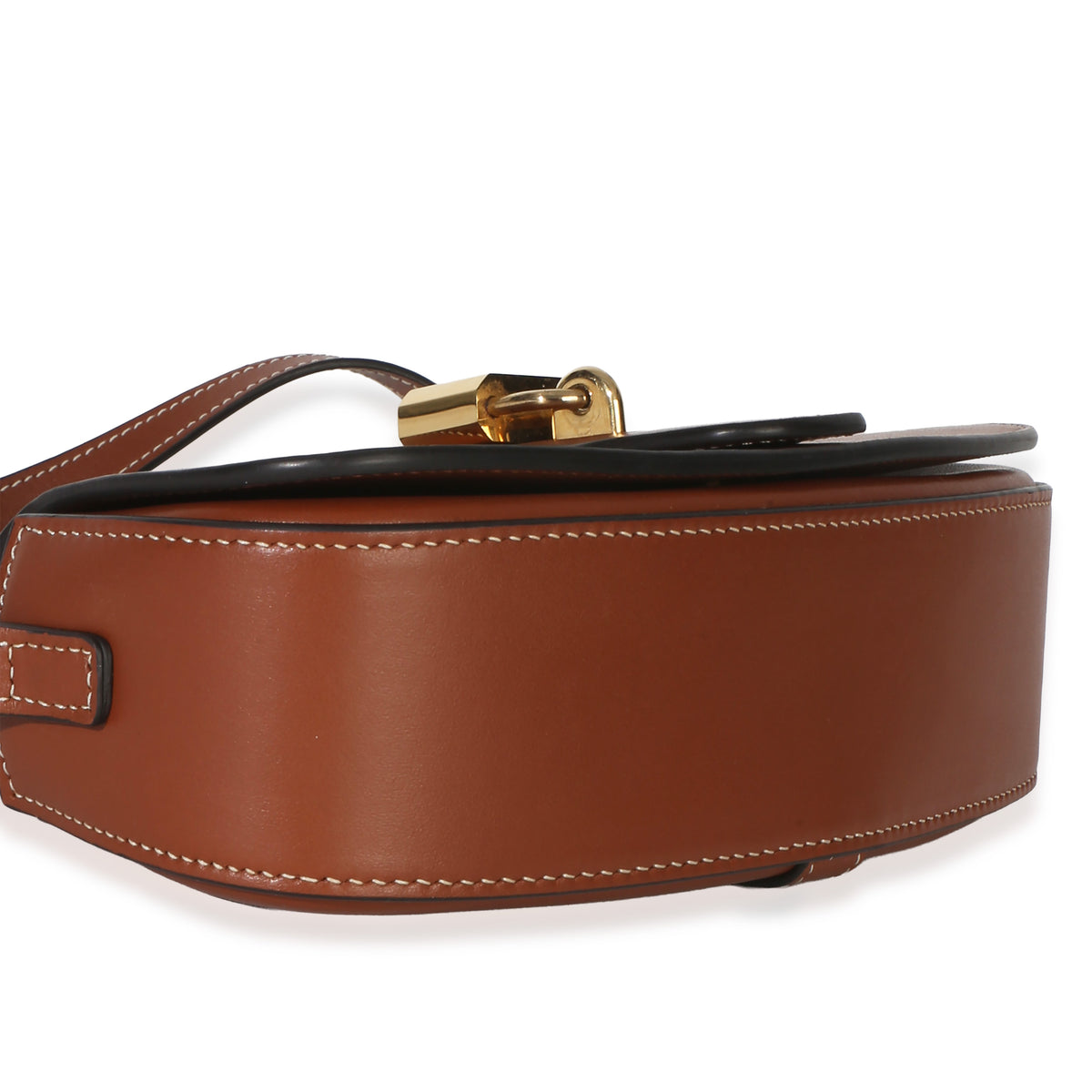 Celine Brown Smooth Calfskin Tabou Clutch On Strap Handbag 7