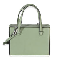 Loewe Green Calfskin Top Handle Postal Bag Handbag fv