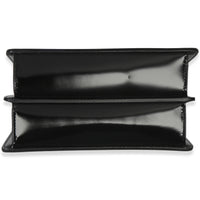 Fendi Black Patent Petite Peekaboo Cut Chain Shoulder Bag Handbag 5