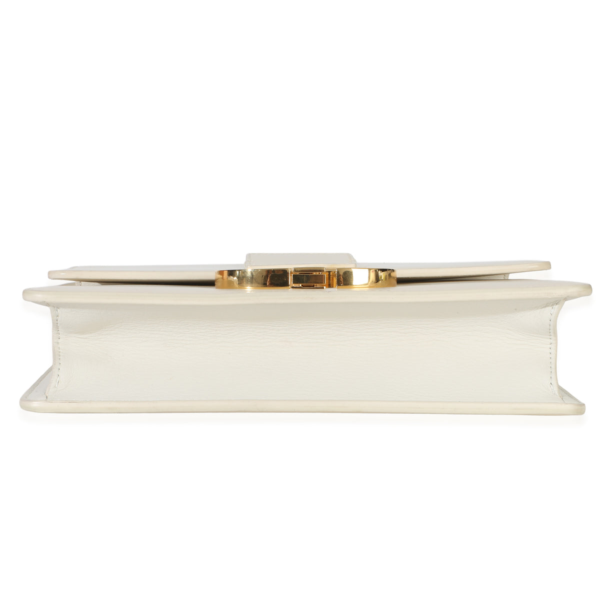 Christian Dior White Smooth Box Calfskin 30 Montaigne Flap Handbag 5