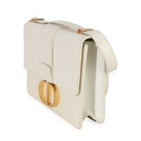 Christian Dior White Smooth Calfskin 30 Montaigne Flap Bag Handbag 2