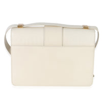 Christian Dior White Smooth Calfskin 30 Montaigne Flap Bag Handbag 4