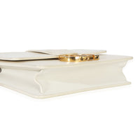 Christian Dior White Smooth Calfskin 30 Montaigne Flap Bag Handbag 7