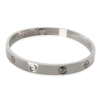 Cartier White Gold Love Bracelet