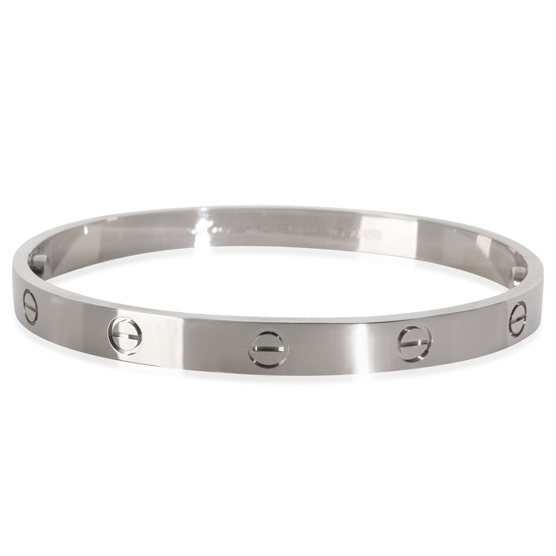 Cartier White Gold Love Bracelet
