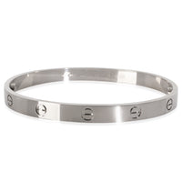 Cartier White Gold Love Bracelet