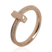 Tiffany & Co. Rose Gold Diamond Tiffany T T1 Ring bv
