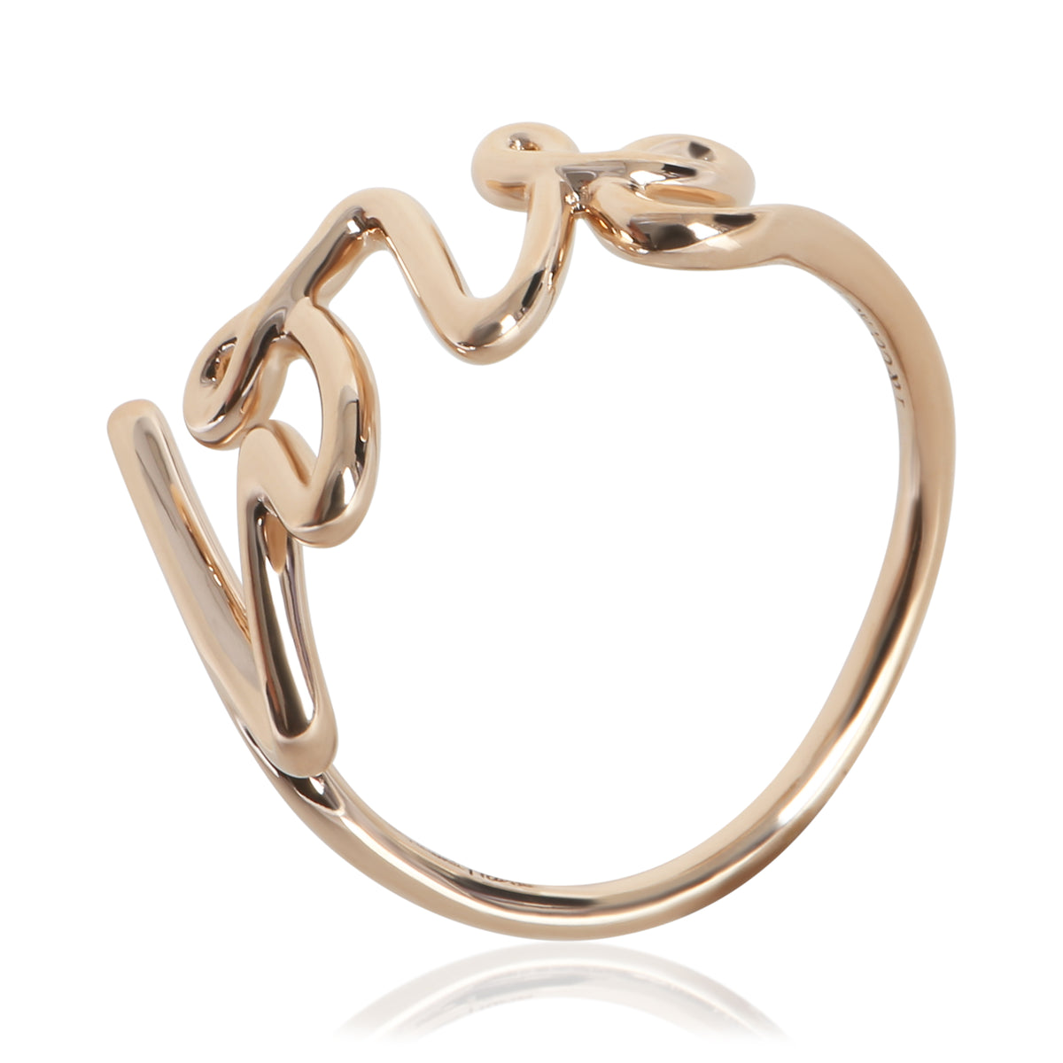 Tiffany & Co. Rose Gold  Small Model Paloma Picasso Graffiti Love Ring av