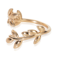 Tiffany & Co. Rose Gold  Paloma Picasso Olive Leaf Bypass Ring sv