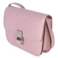 Celine Pink Textured Calfskin Small Box Bag Handbag 2