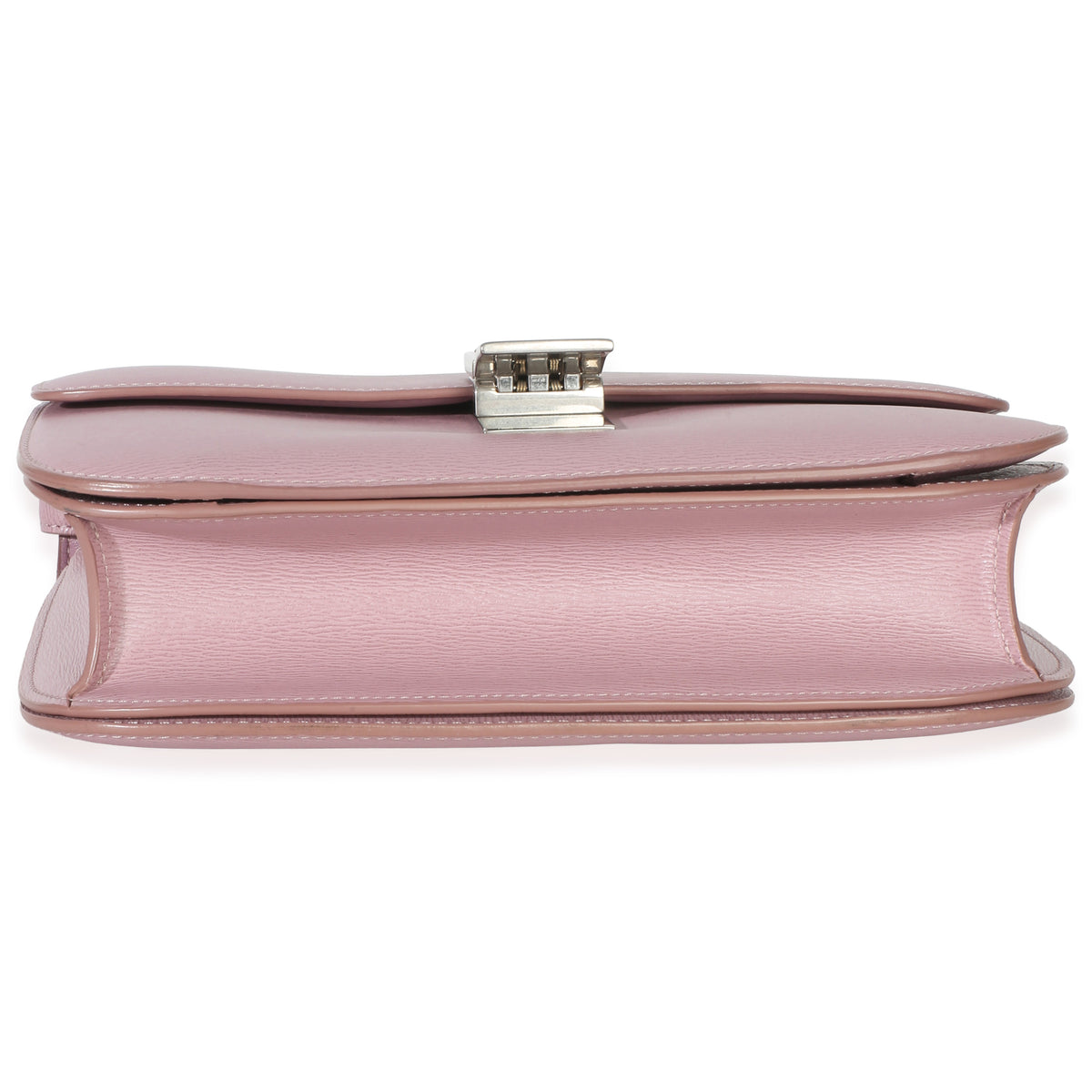 Celine Pink Textured Calfskin Small Box Bag Handbag 5