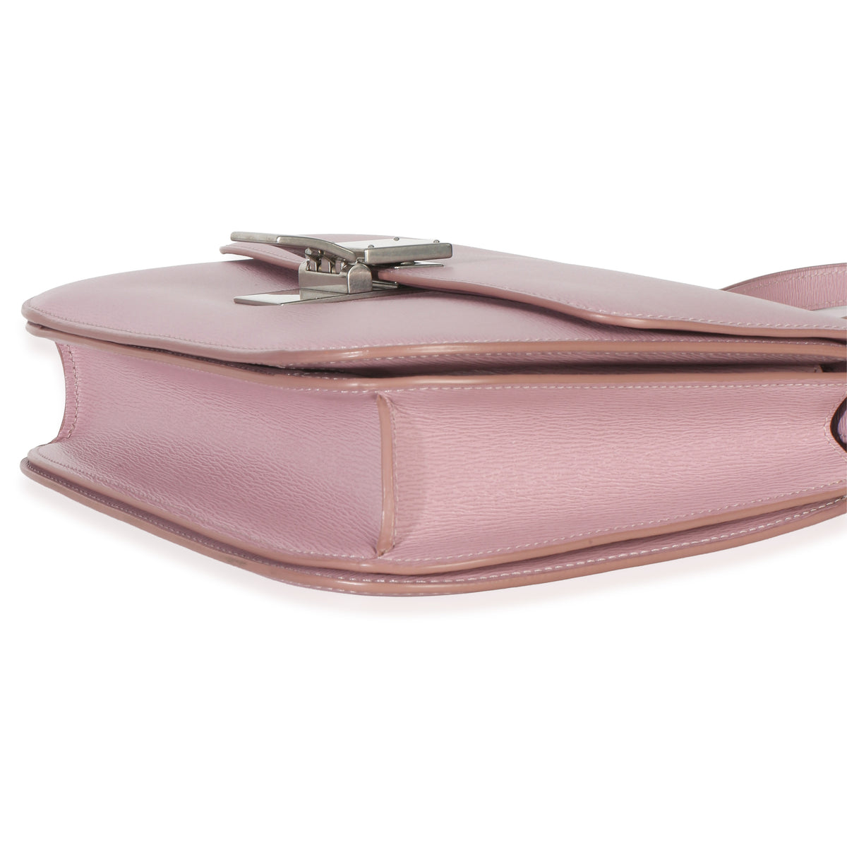 Celine Pink Textured Calfskin Small Box Bag Handbag 6
