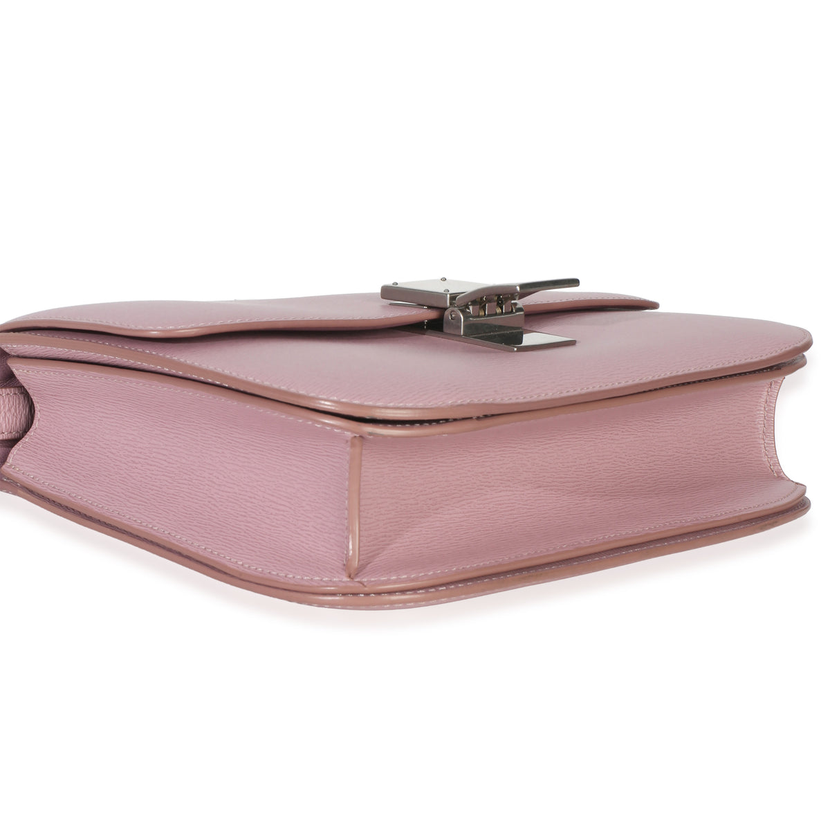 Celine Pink Textured Calfskin Small Box Bag Handbag 7