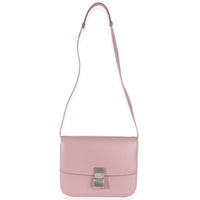 Celine Pink Textured Calfskin Small Box Bag Handbag 8