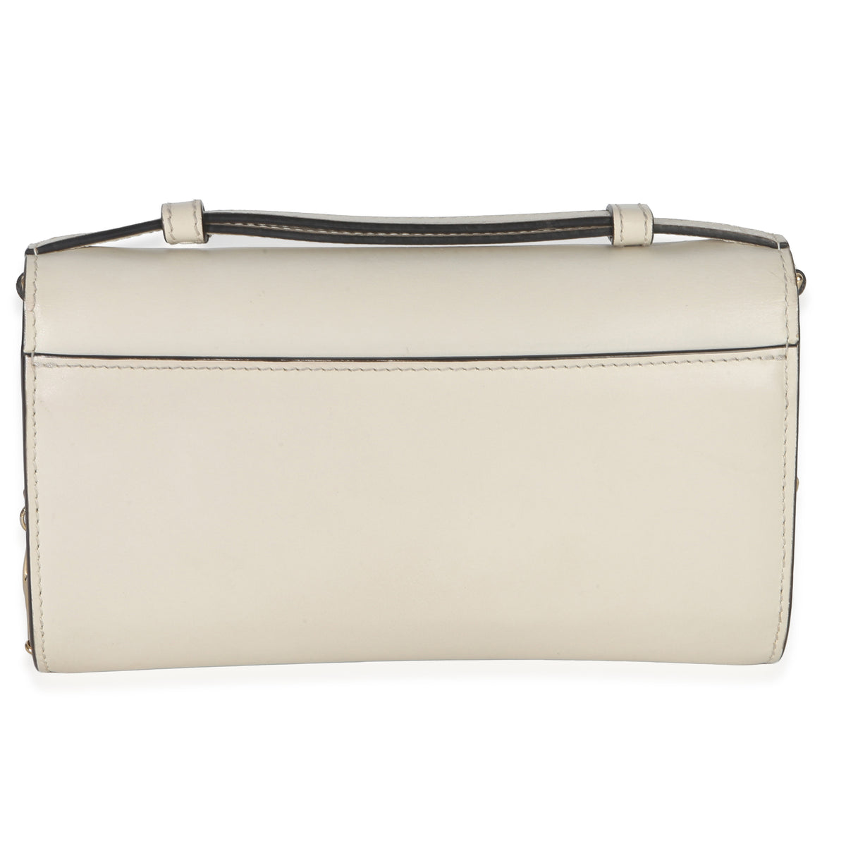 Gucci Cream Smooth Calfskin Mini Zumi Chain Shoulder Bag Handbag 4