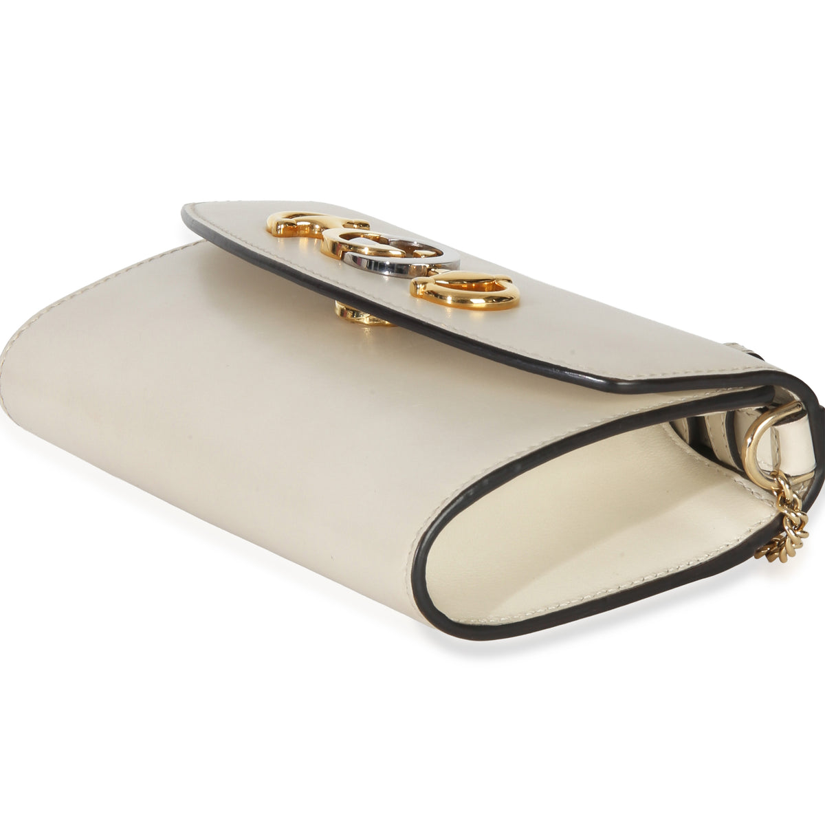 Gucci Cream Smooth Calfskin Mini Zumi Chain Shoulder Bag | myGemma
