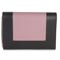 Celine Grey Pink Smooth Calfskin Frame Evening Clutch On Chain Handbag 4