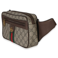 Gucci Brown Soft GG Supreme Monogram Medium Ophidia Belt Bag Handbag 2