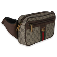 Gucci Brown Soft GG Supreme Monogram Medium Ophidia Belt Bag Handbag 3