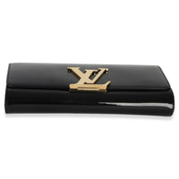 Louis Vuitton Black Patent Louise Clutch Handbag 6