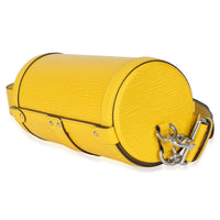 Louis Vuitton Yellow Epi Papillon Trunk Shoulder Bag Handbag 6