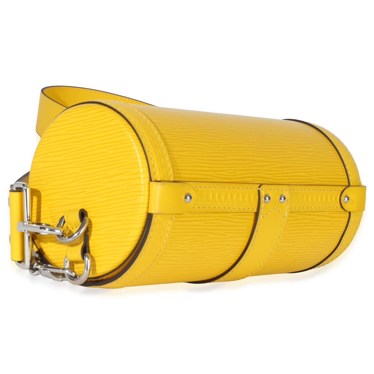 Louis Vuitton Yellow Epi Papillon Trunk Shoulder Bag Handbag 7
