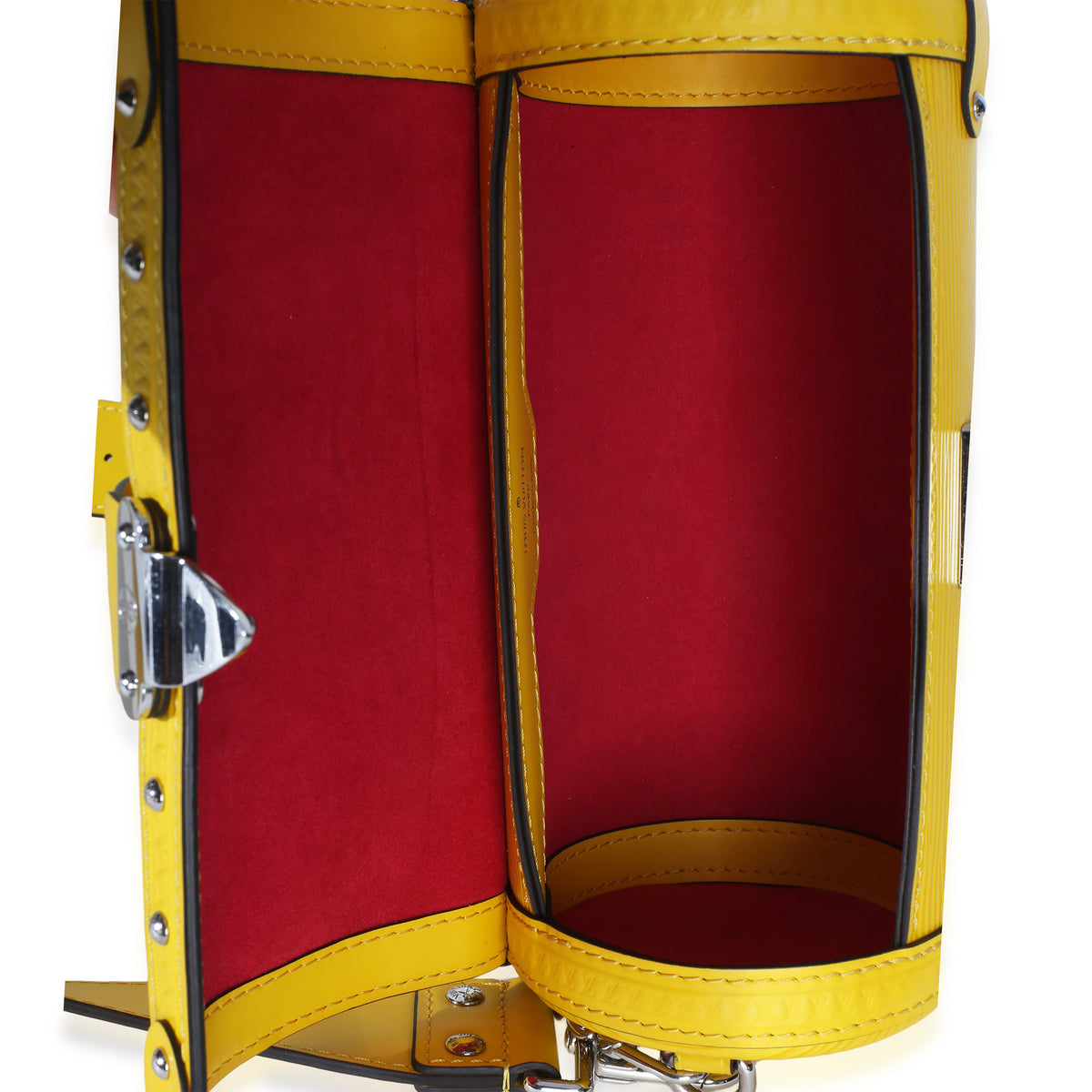 Louis Vuitton Yellow Epi Papillon Trunk Shoulder Bag Handbag 8