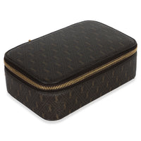 Saint Laurent Brown Le Monogramme Jewelry Box Case Handbag 3
